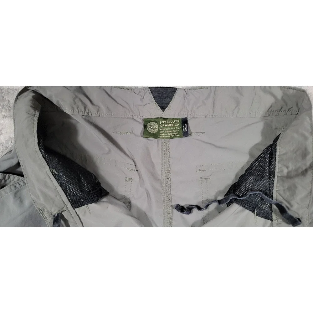 Boy Scouts Cargo Shorts Green Nylon Centennial‎ Uniform Adult Sz Small 31x10